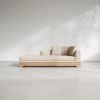 WoodBee Craft "The Nordic Haven" Premium Modern Minimalist Chaise Lounge