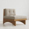 1 WoodBee Craft "The Kenshō" Premium Modern Minimalist Japandi Lounge Chair