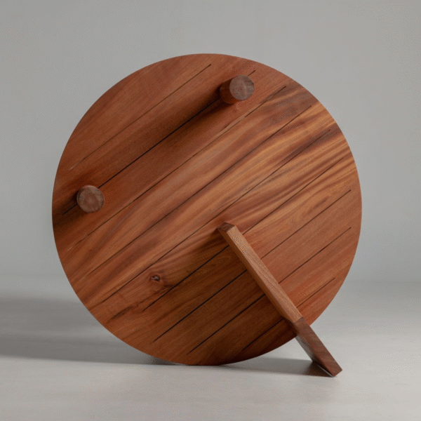 1 WoodBee Craft Modern Wood Coffee Table with Geometric Base