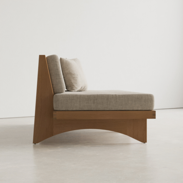 2 WoodBee Craft "The Horizon Arches" Premium Mid Century Modern Daybed Sofa