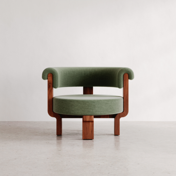 2 WoodBee Craft "The Orbita" Premium Modern Minimalist Lounge Chair