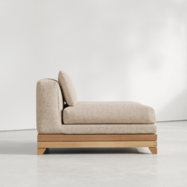 2 WoodBee Craft "The Solstice" Premium Armless Upholstered Accent Chair