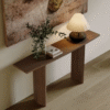 WoodBee Craft "The Lineage" Premium Slim Wood Console Table
