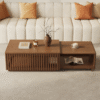 3 WoodBee Craft "The Helix Nest" Premium Extendable Wooden Coffee Table