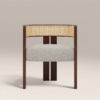 3 Woodbee Craft Solid Wood Dining Chair with Cane Back | Modern Luxury