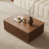 4 WoodBee Craft "The Helix Nest" Premium Extendable Wooden Coffee Table