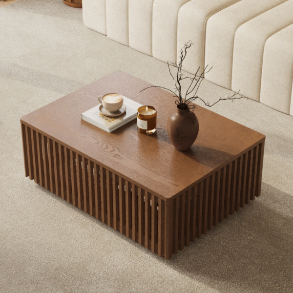 4 WoodBee Craft "The Helix Nest" Premium Extendable Wooden Coffee Table