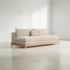 WoodBee Craft "The Haven Lounge" Premium Minimalist Low Profile Daybed Sofa