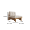 4 WoodBee Craft "The Kenshō" Premium Modern Minimalist Japandi Lounge Chair