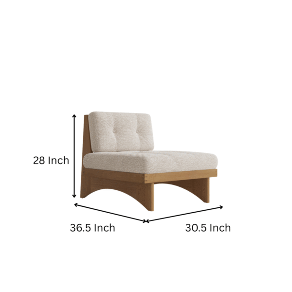 4 WoodBee Craft "The Kenshō" Premium Modern Minimalist Japandi Lounge Chair