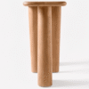 WoodBee Craft Solid Wood Console Table with Modern Pillar Base