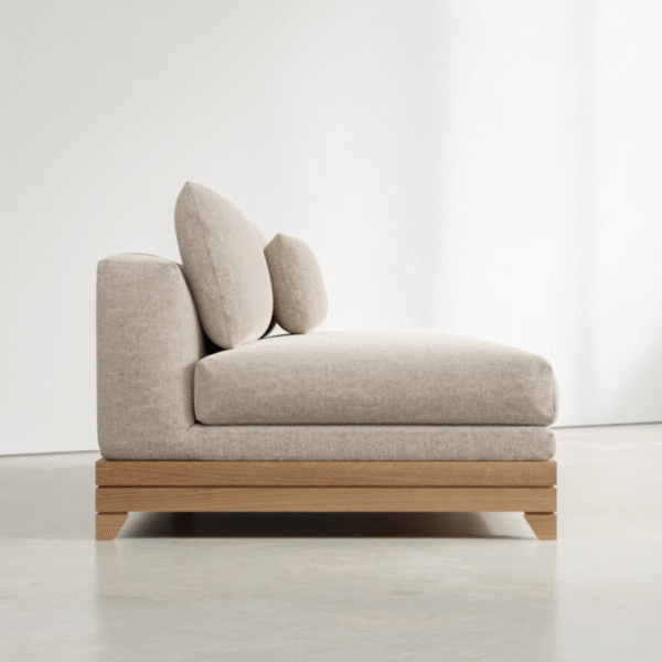 WoodBee Craft "The Haven Lounge" Premium Minimalist Low Profile Daybed Sofa