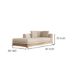 WoodBee Craft "The Nordic Haven" Premium Modern Minimalist Chaise Lounge