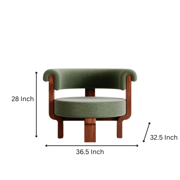 5 WoodBee Craft "The Orbita" Premium Modern Minimalist Lounge Chair