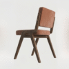 6 Woodbee Craft Mid Century Modern Dining Chair | Premium Velvet