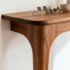 6 WoodBee Craft "The Archway Slim" Narrow Wooden Console Table