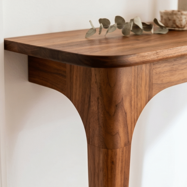 6 WoodBee Craft "The Archway Slim" Narrow Wooden Console Table