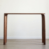 6 WoodBee Craft "The Meridian Curve" Slim Solid Wood Console Table