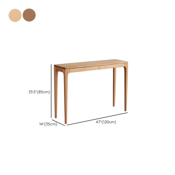 6 WoodBee Craft "The Horizon Twin" Premium Solid Wood Entryway Console Table