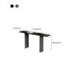 WoodBee Craft "The Lineage" Premium Slim Wood Console Table