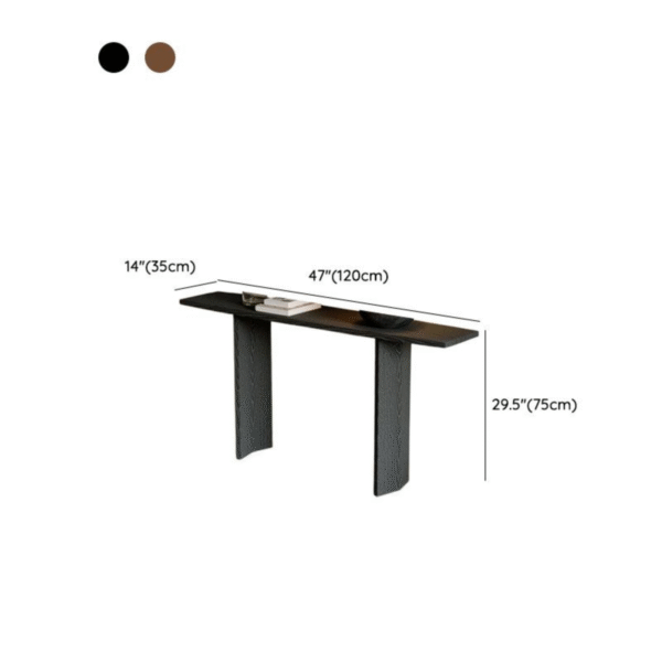 WoodBee Craft "The Lineage" Premium Slim Wood Console Table