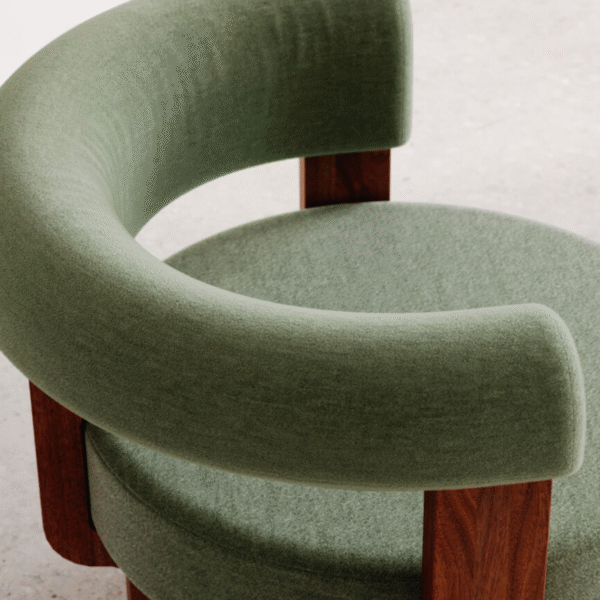 6 WoodBee Craft "The Orbita" Premium Modern Minimalist Lounge Chair