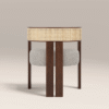 7 Woodbee Craft Solid Wood Dining Chair with Cane Back | Modern Luxury
