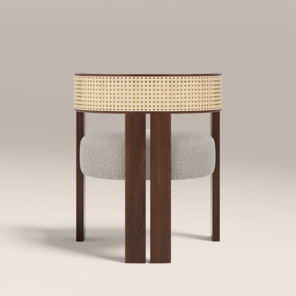 7 Woodbee Craft Solid Wood Dining Chair with Cane Back | Modern Luxury