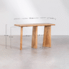 WoodBee Craft "The Triad" Premium Artisan Made Wooden Hallway Table