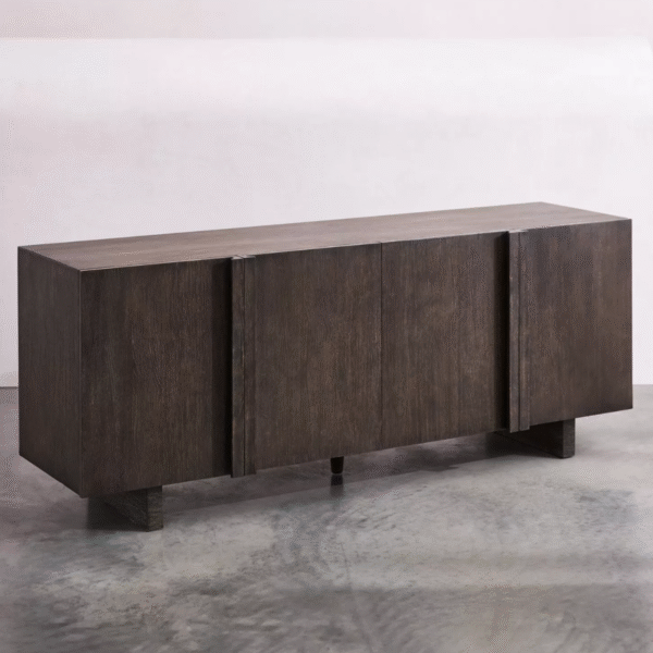 WoodBee Craft "The Eclipse" Premium Modern Dark Wood Sideboard