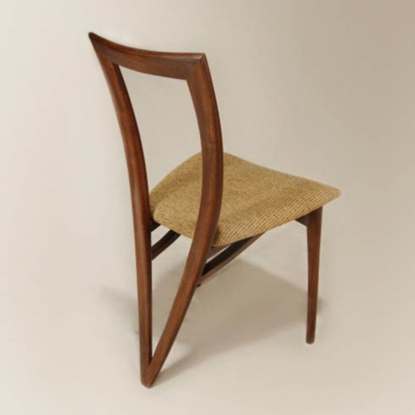 2 Woodbee Craft Mid Century Modern Solid Wood Dining Chair