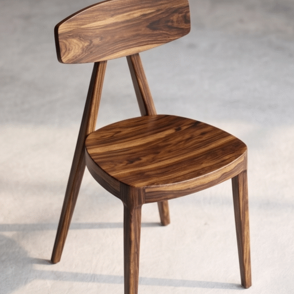 2 Woodbee Craft Solid Sheesham Wood Dining Chair | Modern Accent