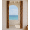 WoodBee Craft Horizon Slab Live Edge Full Length Floor Mirror