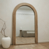 WoodBee Craft "The Nordic Arch" Arched Full Length Floor Mirror