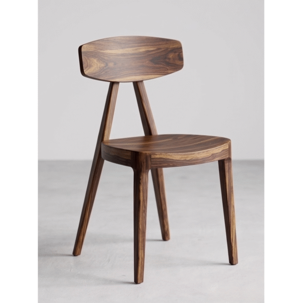 3 Woodbee Craft Solid Sheesham Wood Dining Chair | Modern Accent