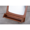 WoodBee Craft "The Vista Ledge" Wooden Wall Mirror with Shelf