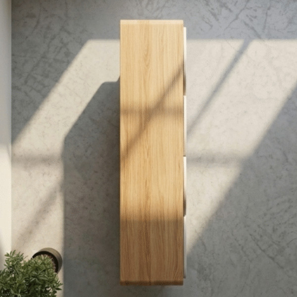 WoodBee Craft "The Bloom Leaf" Premium Scandinavian Style TV Unit