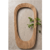 WoodBee Craft Oval Accent Solid Mango Wood Wall Mirror