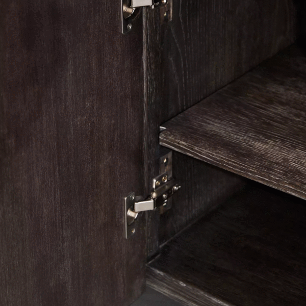 WoodBee Craft "The Eclipse" Premium Modern Dark Wood Sideboard