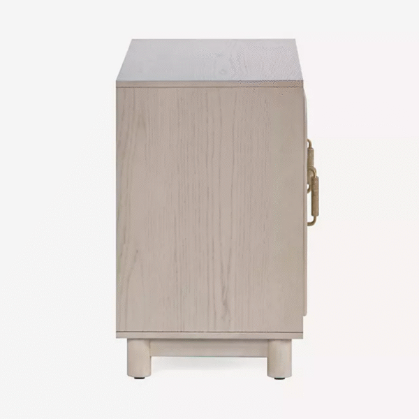 WoodBee Craft "The Meridian Arch" Premium Arched Cane Sideboard