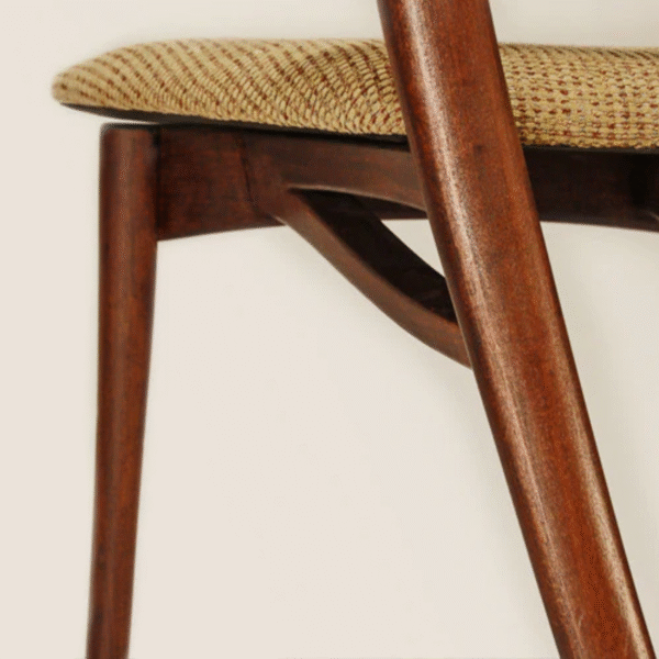 5 Woodbee Craft Mid Century Modern Solid Wood Dining Chair
