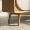 WoodBee Craft "The Bloom Leaf" Premium Scandinavian Style TV Unit