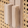 WoodBee Craft "The Prairie" Premium Woven Cane Sideboard Cabinet
