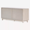 WoodBee Craft "The Meridian Arch" Premium Arched Cane Sideboard
