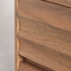 WoodBee Craft "The Terra Groove" Premium Rustic Mango Wood Dresser