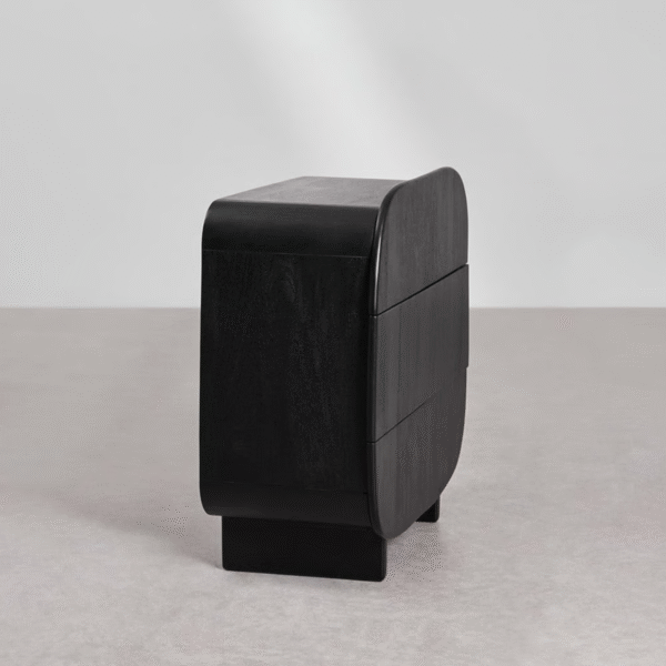 5 WoodBee Craft "The Eclipse Capsule" Premium Modern Black Chest of Drawers