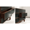 WoodBee Craft "The Pastel Horizon" Premium Color Block Wood Chest of Drawers