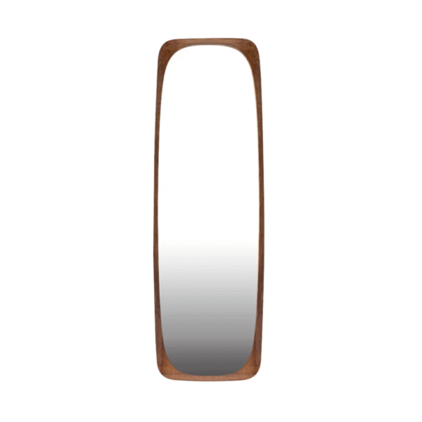 WoodBee Craft "The Horizon Arch" Premium Solid Wood Full Length Mirror