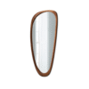 WoodBee Craft "The Aura Pebble" Solid Mango Wood Wall Mirror with Asymmetrical Mirror