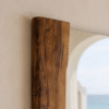 WoodBee Craft Horizon Slab Live Edge Full Length Floor Mirror
